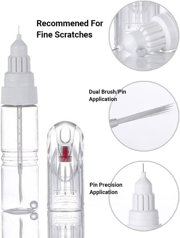 Scratch Repair Touch Up Pen in use