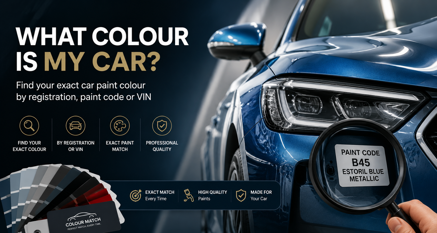 What Colour Is My Car? Find Your Exact Car Paint Colour
