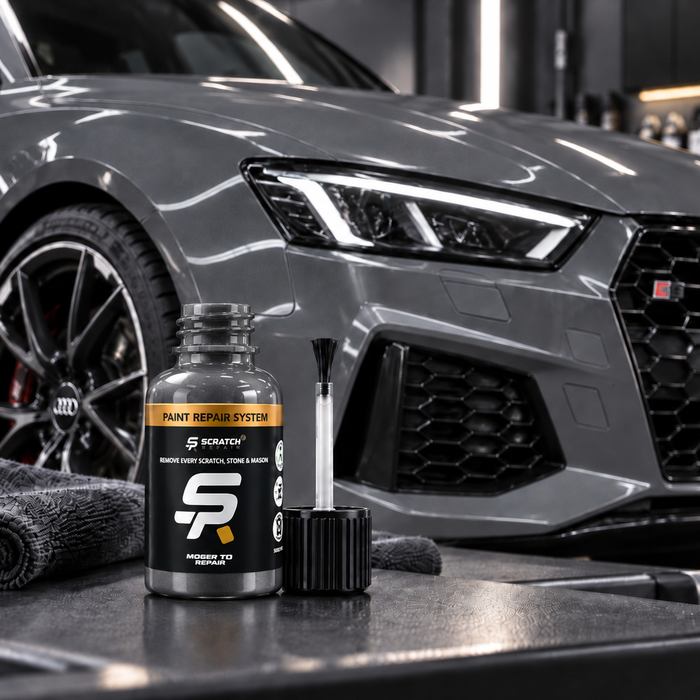 Audi Daytona Grey Pearl LZ7S touch up paint guide