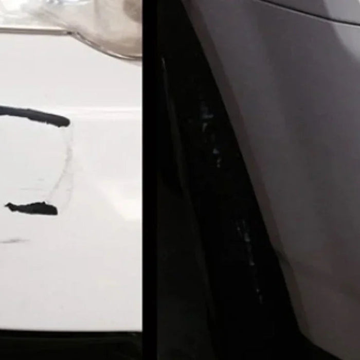 Before and after mobile car scratch repair in Enniskillen, County Fermanagh