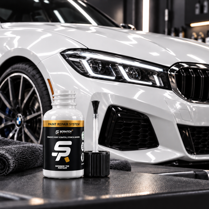 BMW Alpine White 300 paint colour and Scratch Repair touch up paint guide