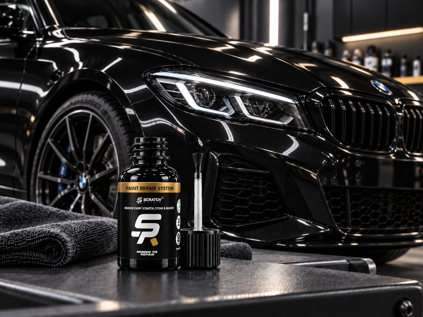 BMW Black Sapphire 475 paint colour and Scratch Repair touch up paint guide