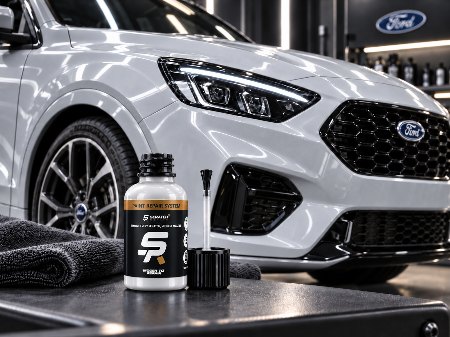 Ford Frozen White 7VTA touch up paint guide