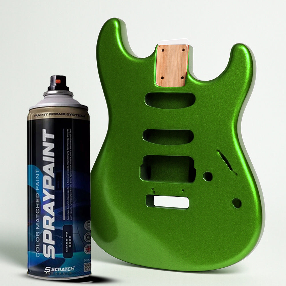 Kelly Green Nitrocellulose Guitar Finish Spray High Gloss 400ml Aerosol