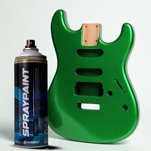 Bright Green Nitrocellulose Guitar Finish Spray High Gloss 400ml Aerosol