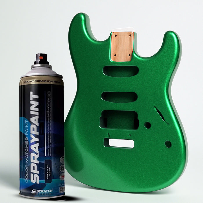 Deep Green Nitrocellulose Guitar Finish Spray High Gloss 400ml Aerosol