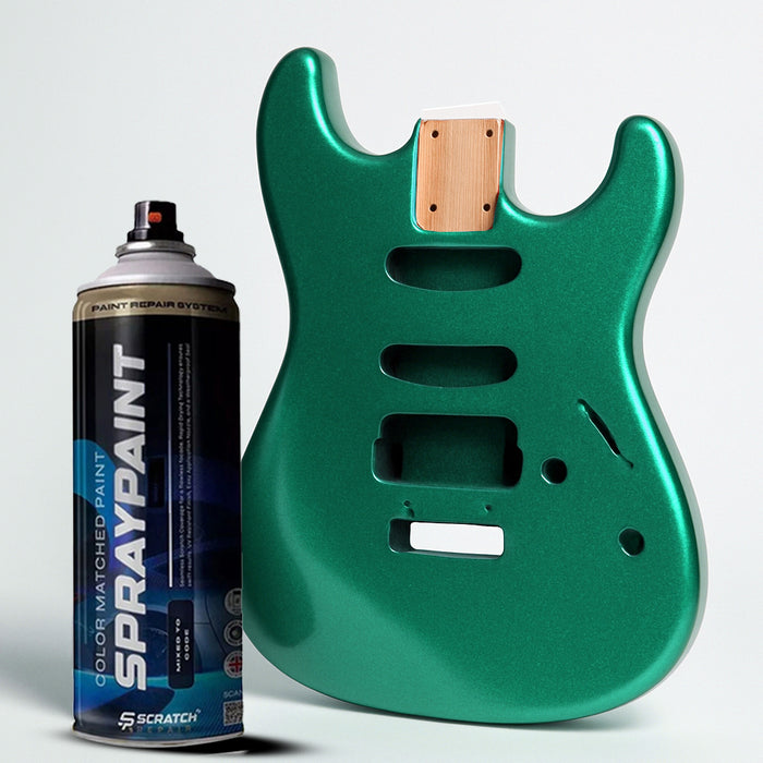 Teal Green Nitrocellulose Guitar Finish Spray High Gloss 400ml Aerosol