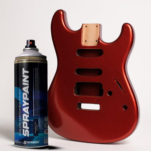 Candy Red Nitrocellulose Guitar Finish Spray High Gloss 400ml Aerosol