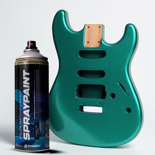 Turquoise Nitrocellulose Guitar Finish Spray High Gloss 400ml Aerosol