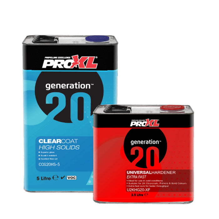 PROXL GENERATION20 - HIGH SOLIDS 2K CLEARCOAT FAST KIT (7.5LT)