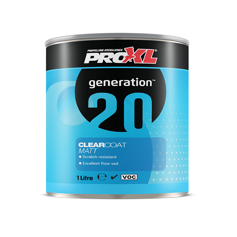 PROXL GENERATION20 - MATT HIGH SOLIDS 2K CLEAR LACQUER (1LT)