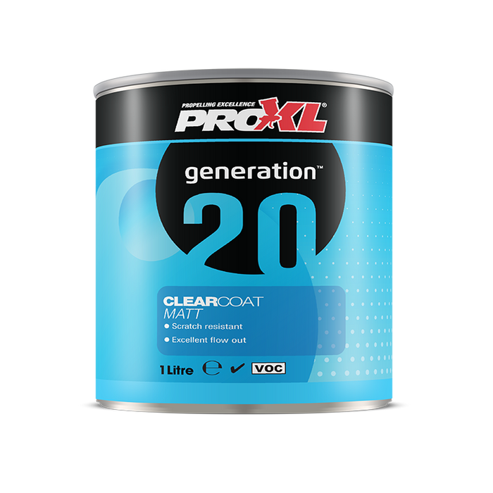 PROXL GENERATION20 - MATT HIGH SOLIDS 2K CLEAR LACQUER (1LT)