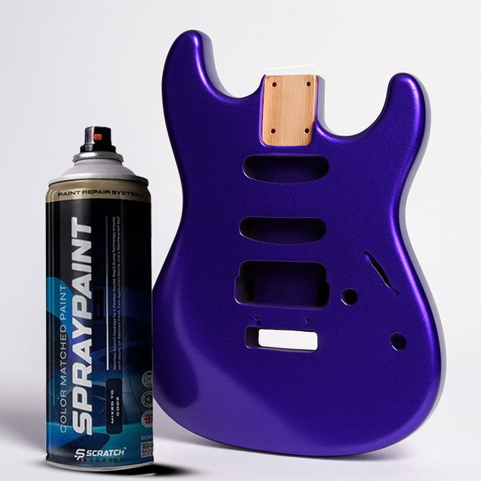 Deep Purple Nitrocellulose Guitar Finish Spray High Gloss 400ml Aerosol