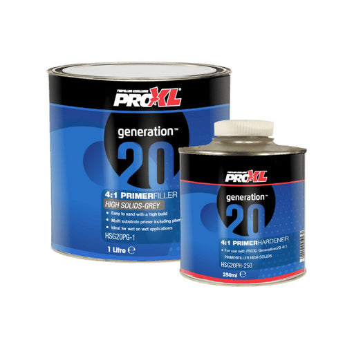 PROXL GENERATION20 - HIGH SOLIDS 4:1 PRIMER WHITE KIT (1.25LT)