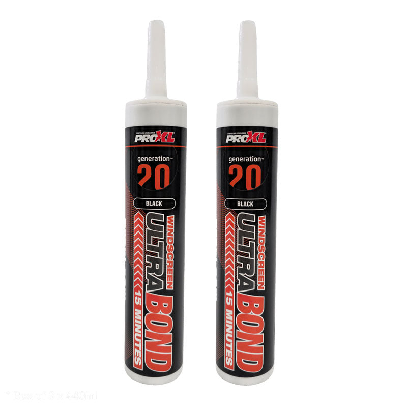 PROXL GENERATION20 - ULTRA MS WINDSCREEN ADHESIVE BLACK (310ML)