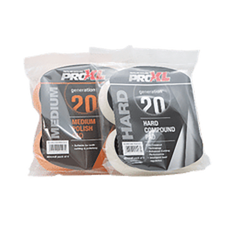 PROXL GENERATION20 - 90MM HARD COMPOUND PAD NO CENTRAL HOLE (PACK OF 4)