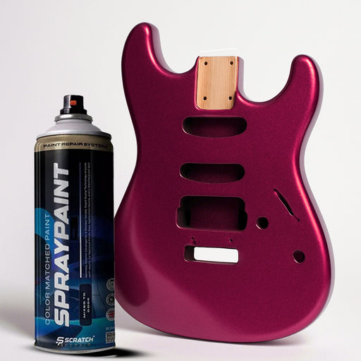 Cherry Red Nitrocellulose Guitar Finish Spray High Gloss 400ml Aerosol
