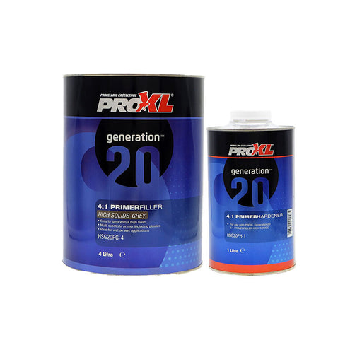 PROXL GENERATION20 - HIGH SOLIDS 4:1 PRIMER BLACK KIT (5LT)