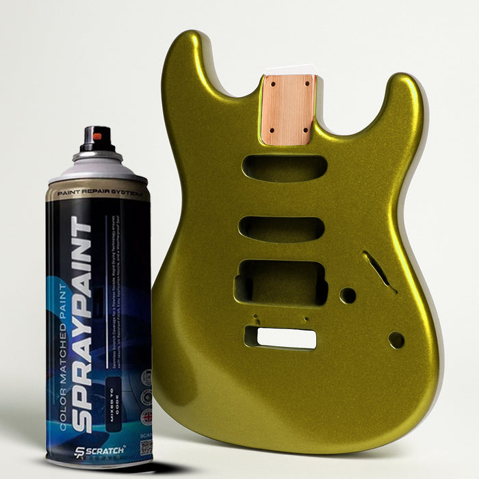 Fern Green Nitrocellulose Guitar Finish Spray High Gloss 400ml Aerosol