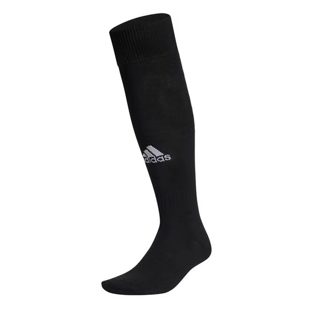 Adidas Black Santos Football Sock Size Uk6 - 8.5