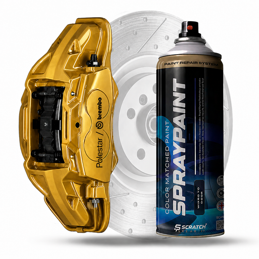 Polestar Swedish Gold Brake Caliper Paint – High Heat Resistant Metallic Gold