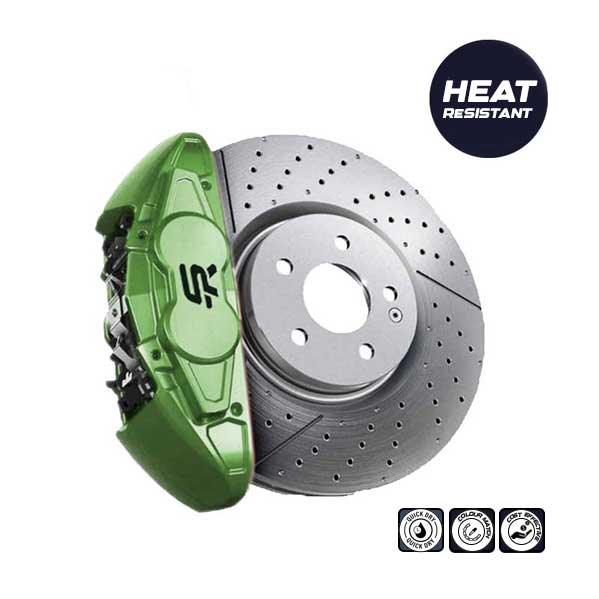 Light Green Brake Caliper Heat Resistant Paint - Scratch Repair