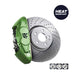 Light Green Brake Caliper Heat Resistant Paint - Scratch Repair