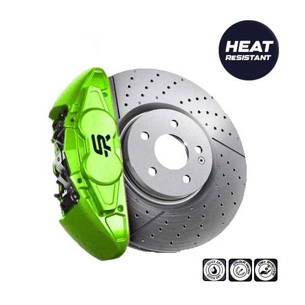 Lime Green Brake Caliper Heat Resistant Paint - Scratch Repair