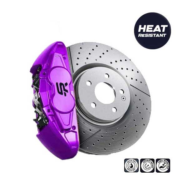 Purple Brake Caliper Heat Resistant Paint - Scratch Repair