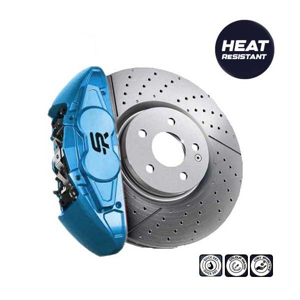 Sky Blue Brake Caliper Heat Resistant Paint - Scratch Repair