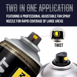 Scratch Repair aerosol adjustable fan spray nozzle