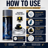 Scratch Repair aerosol paint how to use guide