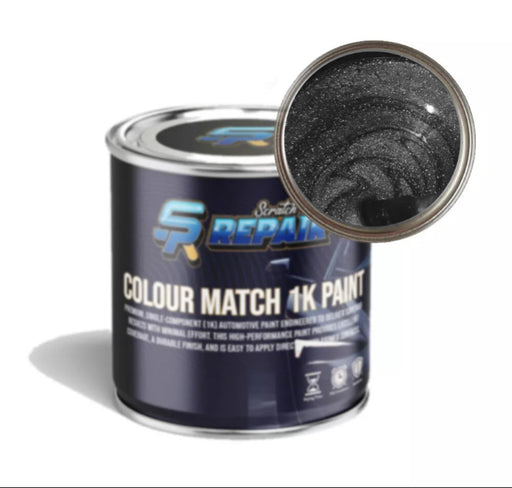 Sprakling Black Paint - Metal Flake Glitter