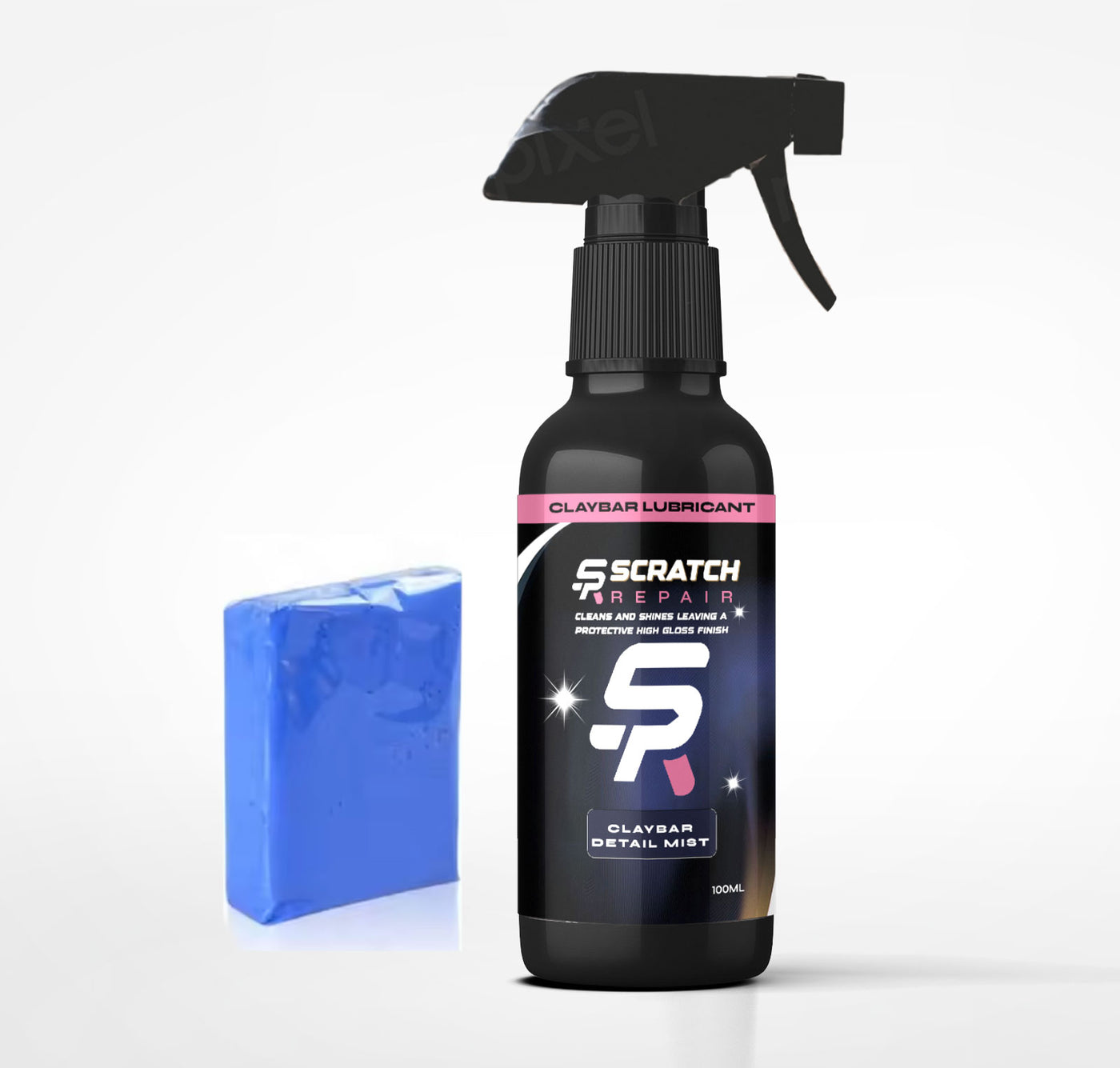 Claybar with Claybar Lubricant