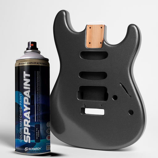Grey Nitrocellulose Guitar Finish Spray High Gloss 400ml Aerosol