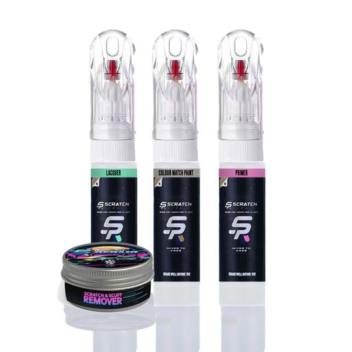Automotive Scratch Repair Kit: Touch-Up Pen, Primer, Lacquer, Polish