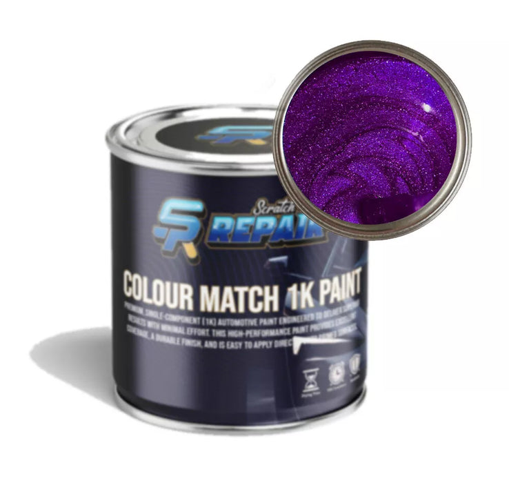 Royal Amethyst Sparkle: Heat-Resistant Purple Paint