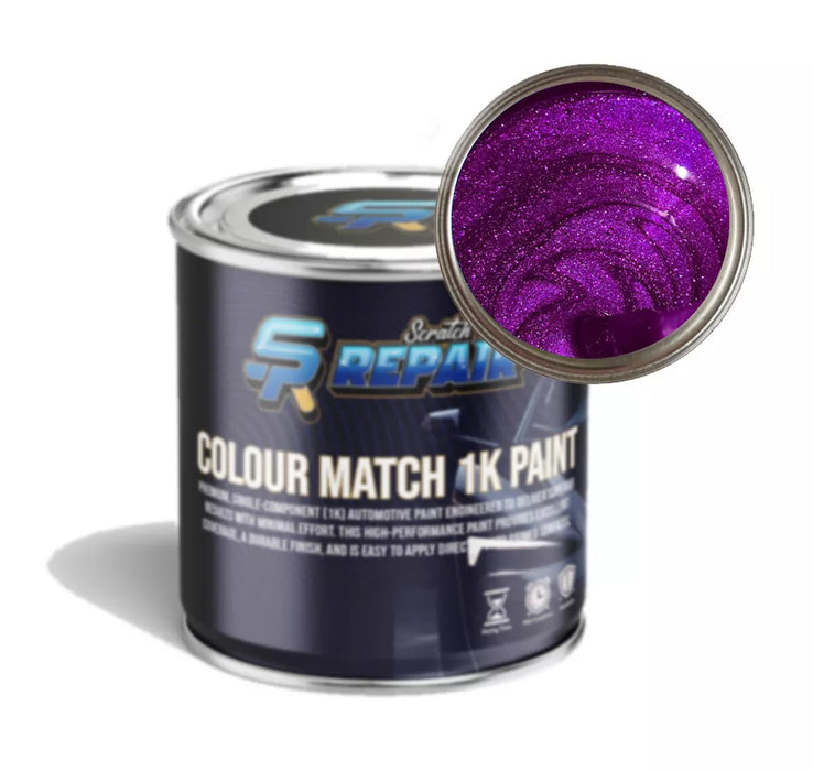 Twilight Rose Shimmer: Heat-Resistant Purple Paint With Radiant Sparkle