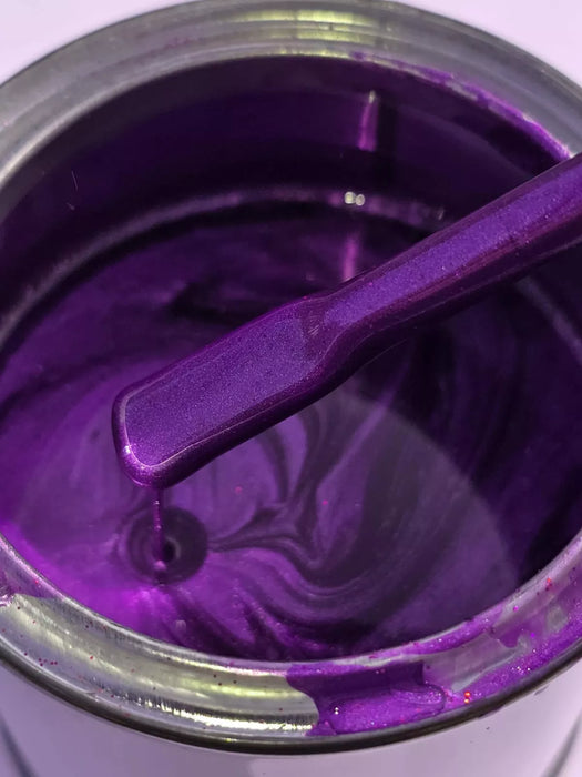 Twilight Rose Shimmer: Heat-Resistant Purple Paint With Radiant Sparkle