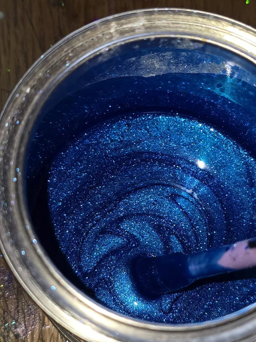 Cosmic Shift Blue: Heat-Resistant Color-Changing Paint