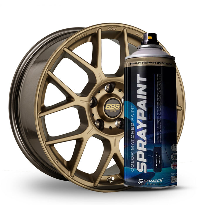 BBS Satin Bronze Paint – OEM Finish Spray Paint for Alloy Wheels