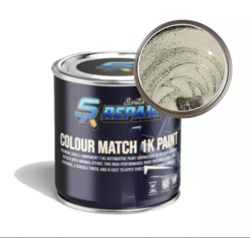 Crystal White Paint Glitter Metal Flake